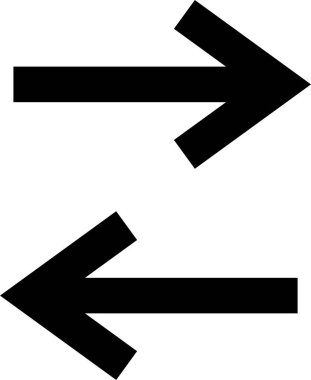 kullanıcı arayüzü ok simgesi, vektör illüstrasyonu