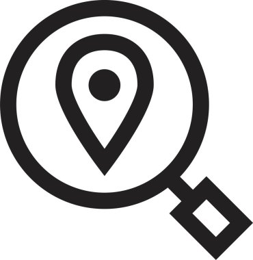 navigasyon simgesi işaret vektör çizimi