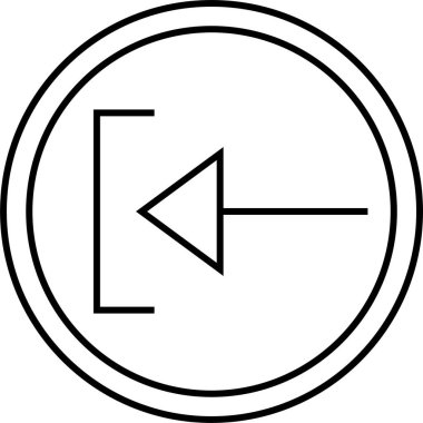 kullanıcı arayüzü ok simgesi, vektör illüstrasyonu