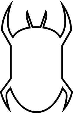 Mısır kültürü işaret vektör illüstrasyonu