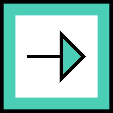 kullanıcı arayüzü yukarı ok simgesi, vektör illüstrasyonu