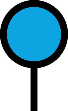 navigasyon simgesi işaret vektör çizimi