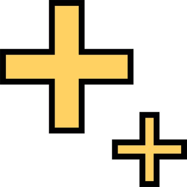 ekle, artı simge vektör illüstrasyonu 