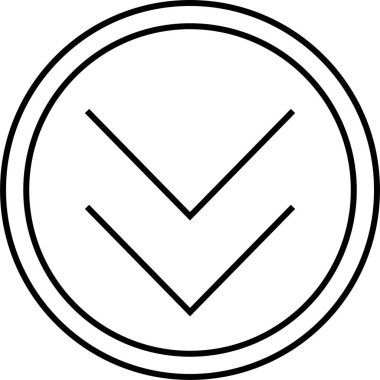 kullanıcı arayüzü ok simgesi, vektör illüstrasyonu