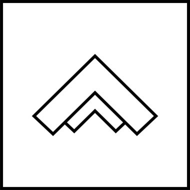 kullanıcı arayüzü ok simgesi, vektör illüstrasyonu