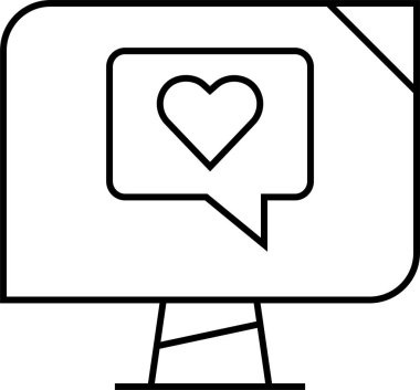 SMS ve Metin konuşma ikonu vektör illüstrasyonu