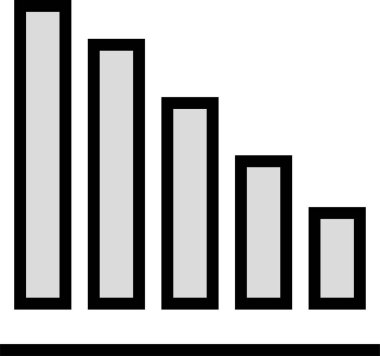 grafik ikonu vektör illüstrasyonu 