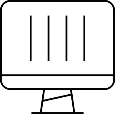 Basit web bilgi simgesi, vektör illüstrasyonu