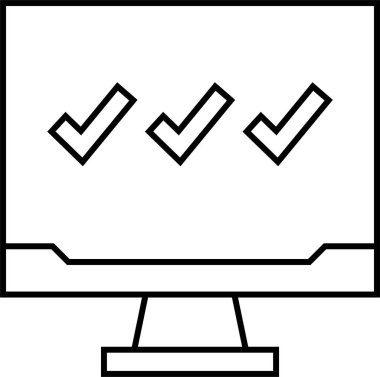 Basit web bilgi simgesi, vektör illüstrasyonu