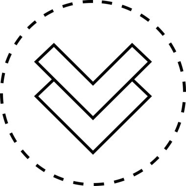 kullanıcı arayüzü ok simgesi, vektör illüstrasyonu