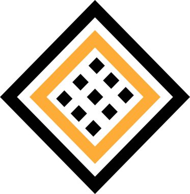 Bir çapraz simgenin vektör illüstrasyonu