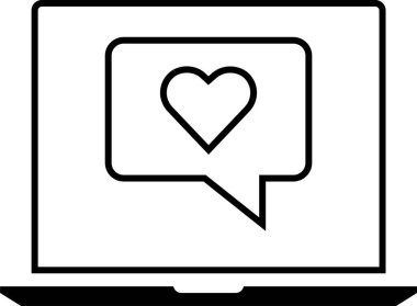 SMS ve Metin konuşma ikonu vektör illüstrasyonu