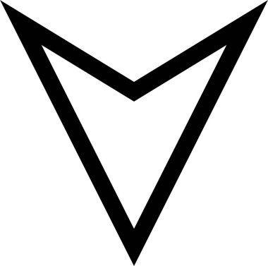 kullanıcı arayüzü indirme ok simgesi, vektör illüstrasyonu