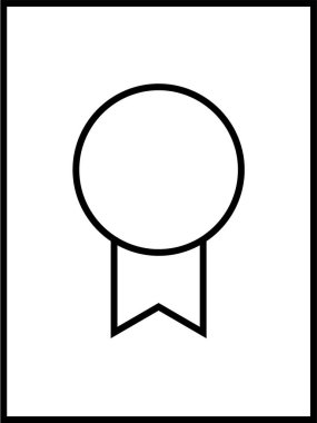 iş raporu, mali rapor simgesi, vektör illüstrasyonu