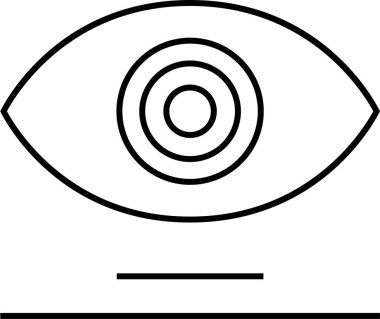 Hedef. Web simgesi basit illüstrasyon