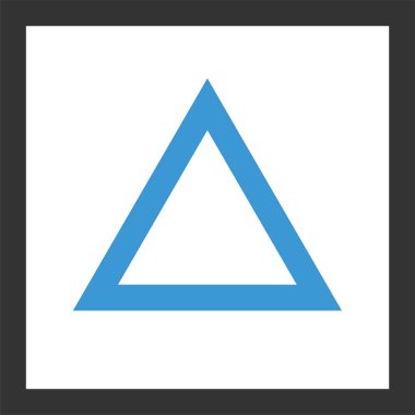 üçgen soyut işaret vektör çizimi