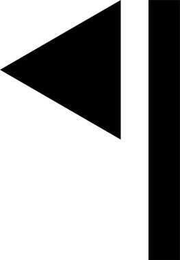 Bayrak. Web simgesi vektör illüstrasyonu