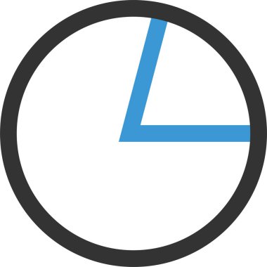 Basit rapor simgesi vektör illüstrasyonu