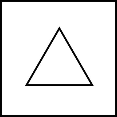 Basit bilgisayar arayüzü simgesi, vektör illüstrasyonu