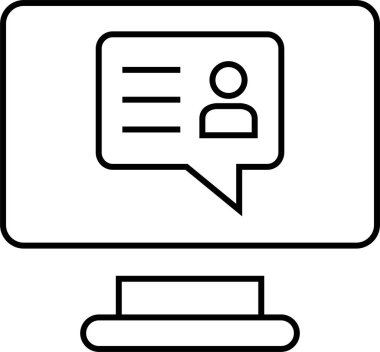 SMS ve Metin konuşma ikonu vektör illüstrasyonu