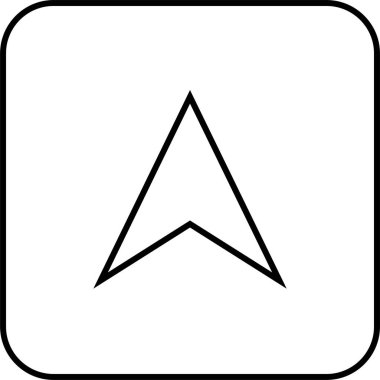 kullanıcı arayüzü ok simgesi, vektör illüstrasyonu