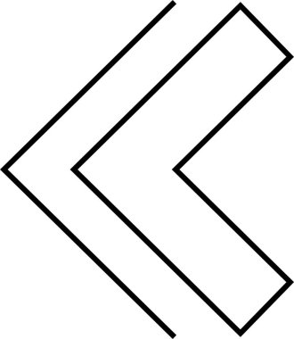 kullanıcı arayüzü ok simgesi, vektör illüstrasyonu