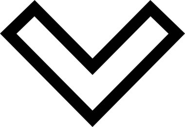 kullanıcı arayüzü indirme ok simgesi, vektör illüstrasyonu