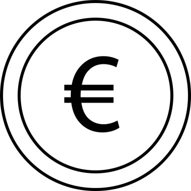 Basit e-ticaret konsepti simgesi, vektör illüstrasyonu