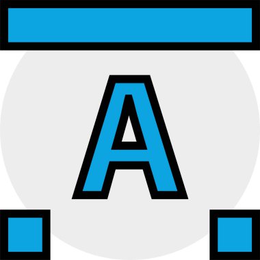 Bir b simgesinin vektör illüstrasyonu