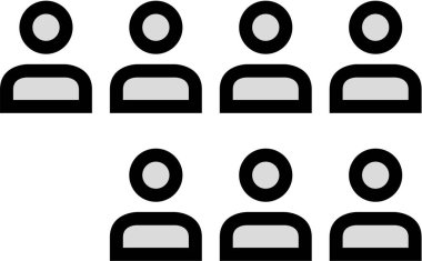 kullanıcı profili simgesi, vektör illüstrasyonu