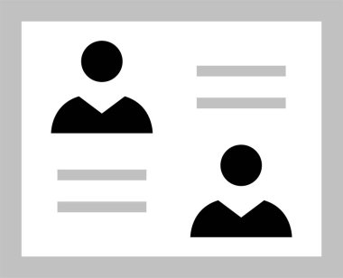 Web arayüzü simgesi, vektör illüstrasyonu