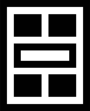 Web arayüzü simgesi, vektör illüstrasyonu