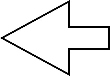 kullanıcı arayüzü ok simgesi, vektör illüstrasyonu