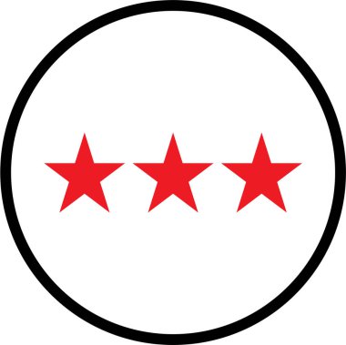 yıldız simgesi, vektör çizimi