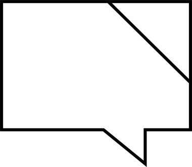 sohbet simgesi vektör illüstrasyonu 