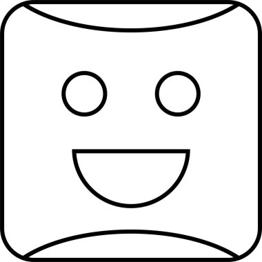 emoji yüz vektör illüstrasyonu