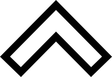 kullanıcı arayüzü ok simgesi, vektör illüstrasyonu