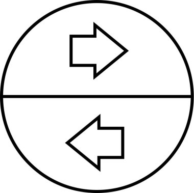 Basit web bilgi simgesi, vektör illüstrasyonu