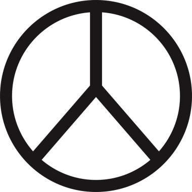 Bir çember simgesinin vektör illüstrasyonu