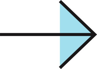 kullanıcı arayüzü ok simgesi, vektör illüstrasyonu