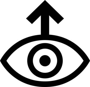 Hedef. Web simgesi vektör illüstrasyonu