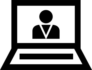 kullanıcı profili simgesi, vektör illüstrasyonu