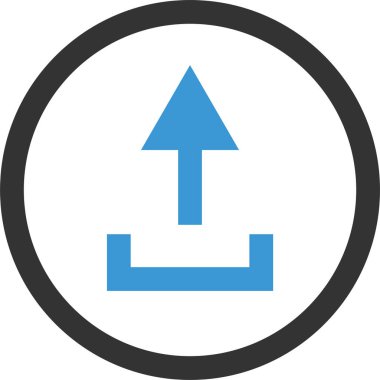 kullanıcı arayüzü yukarı ok simgesi, vektör illüstrasyonu