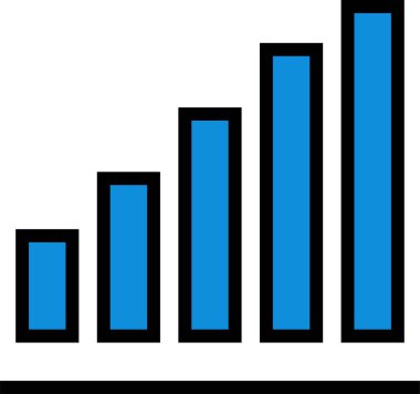 grafik ikonu vektör illüstrasyonu 