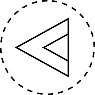 kullanıcı arayüzü ok simgesi, vektör illüstrasyonu