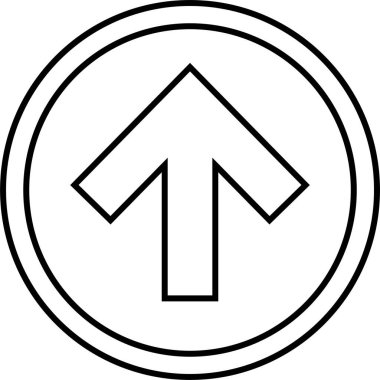 kullanıcı arayüzü ok simgesi, vektör illüstrasyonu