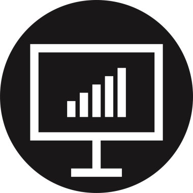 Basit internet bağlantısı simgesi, vektör illüstrasyonu