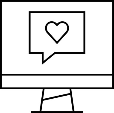 SMS ve Metin konuşma ikonu vektör illüstrasyonu