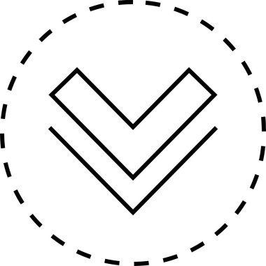 kullanıcı arayüzü ok simgesi, vektör illüstrasyonu