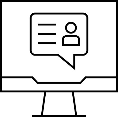 SMS ve Metin konuşma ikonu vektör illüstrasyonu